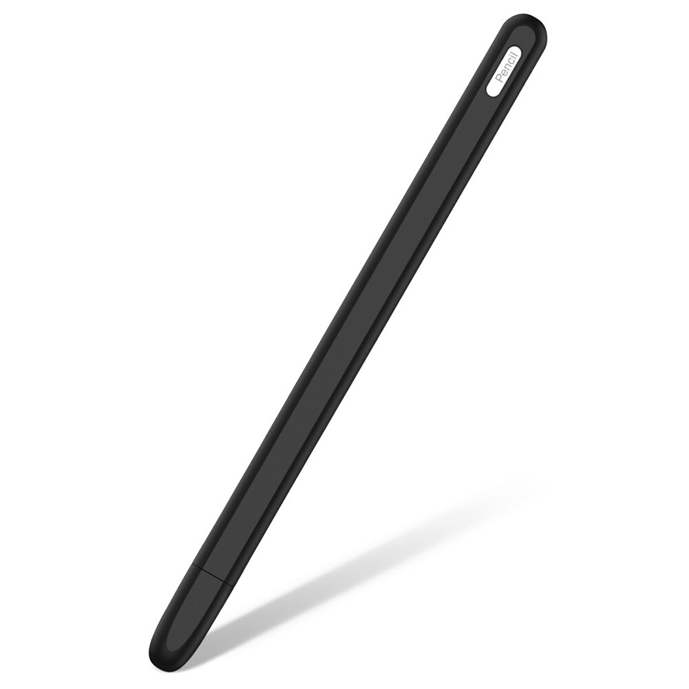 Anti-Unterhose Silikon Bleistift Hülse Abdeckung Schutzhülle für Apfel Bleistift 2 SGA998: Schwarz
