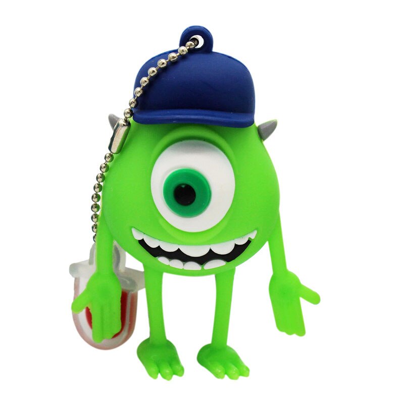 TEXT ME cute cartoon 3 colour Monster University usb flash drive usb 2.0 4GB 8GB 16GB 32GB 64GB pendrive best: 64GB / Gray