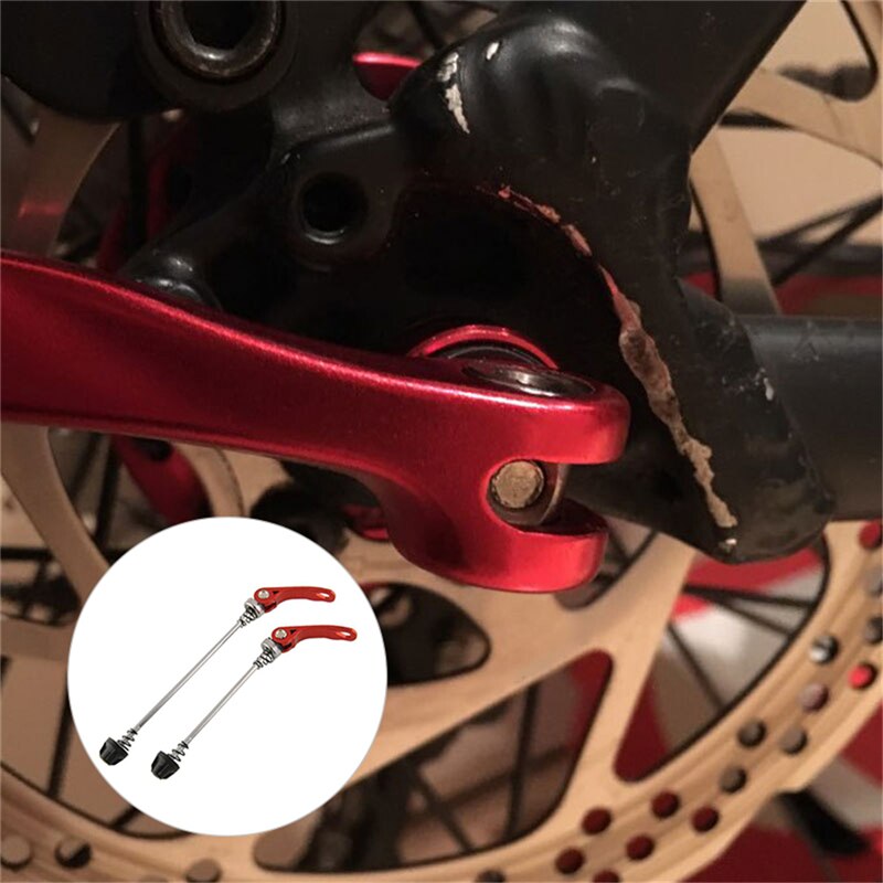 Durable Aluminium Alloy Road Bike Axis Skewers Ultralight MTB Bicycle Quick Release Front 145mm Rear 185mm Wheel Hub Skewers
