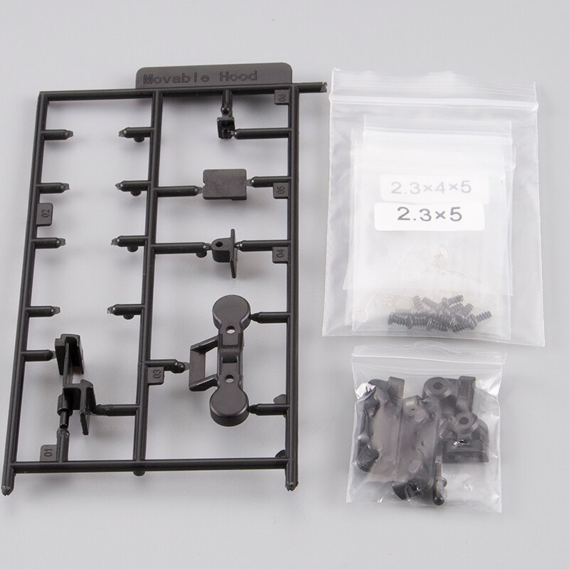 Killerbody 1:10 lc70 RC crawler parts Movable Hood Upgrade Sets Fit for KB#48601 1/10 Toyota Land Cruiser Hard Body