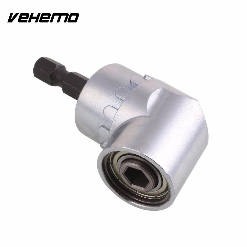 Vehemo 105 degrees Adjustable Turning Head Screwdriver Stainless Steel Hex Shank bit Angle Driver Screwdriver Tools
