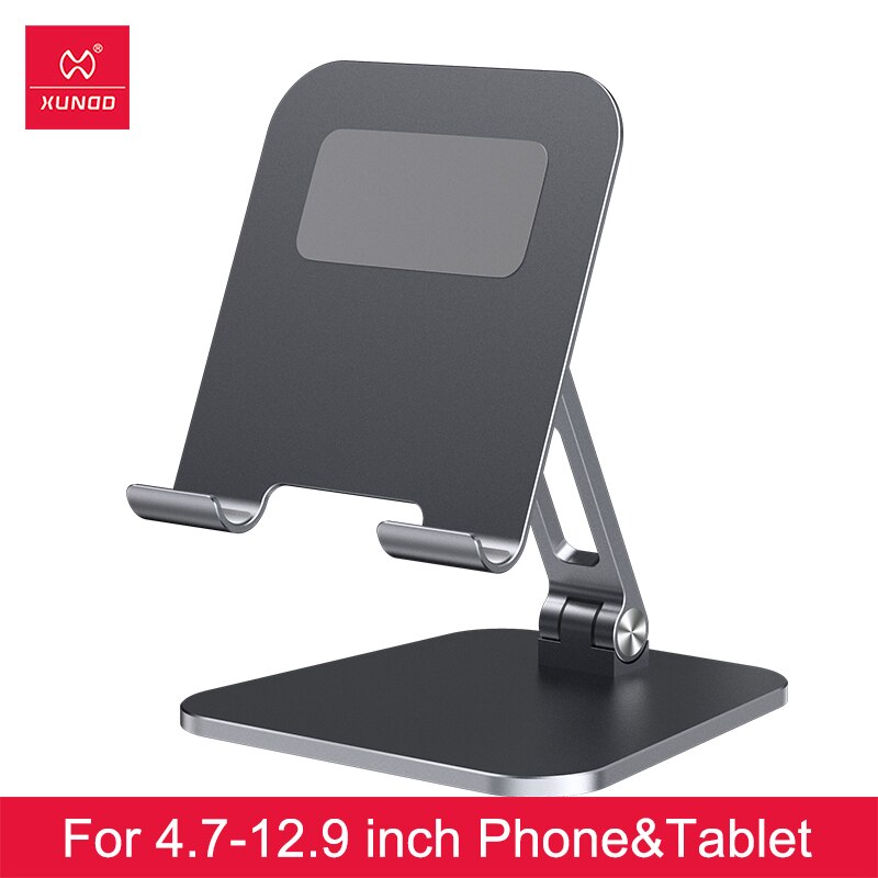 Xundd Phone Tablet Stand Holder For iPad Pro Phone 12 13 Pro Max For Xiaomi Mi Pad 5 Pro Adjustable Foldable Metal Holder: Size 2