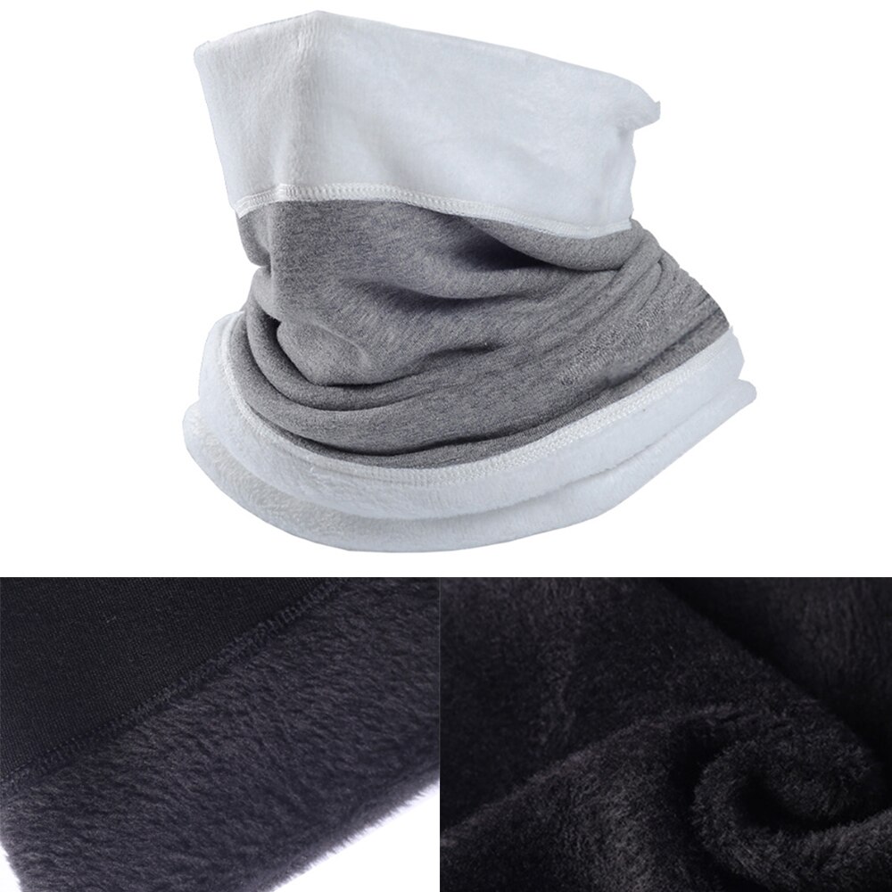 Winter Balaclava Motorcycle Half Gezicht Masker Moto Sjaal Biker Riding Warm Ski Tubing Shield Hoofdband Winddicht: Dark Grey