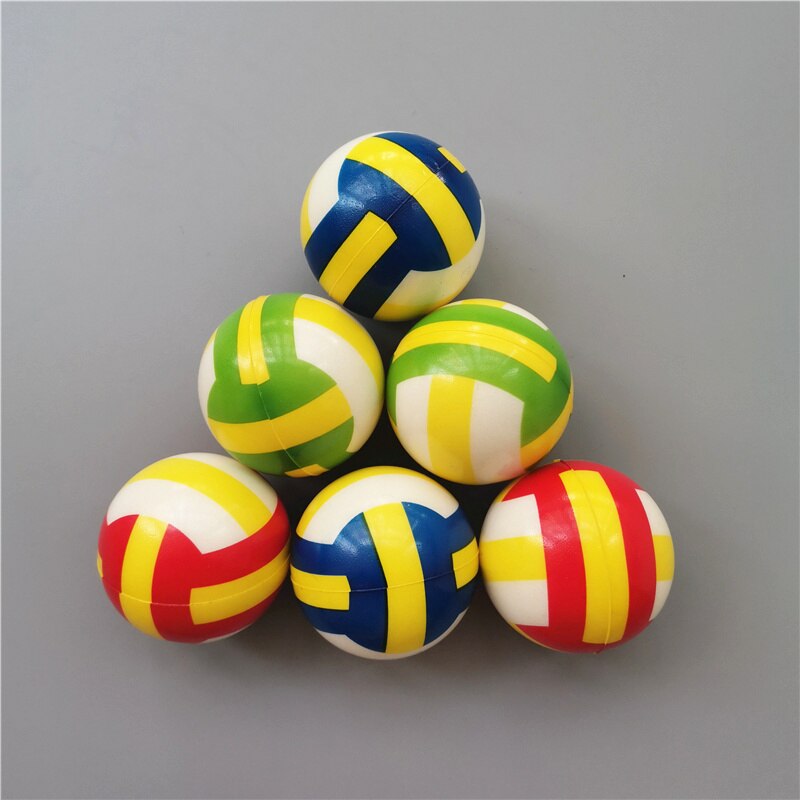 4pcs 6.3cm Funny Smiley Face Grimace Stress Balls Foam PU Balls Squeeze Anti Stress Balls Toys for Kids Children