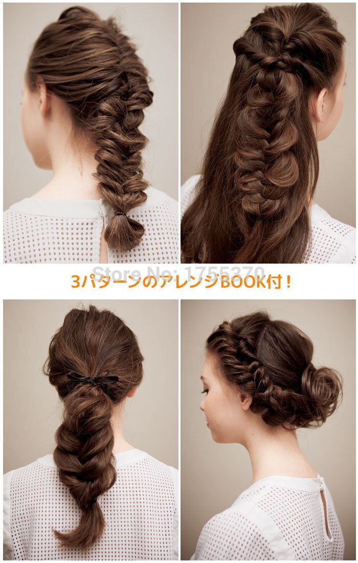 Magie Haar Flechten Fisch Bindung Wellen Flechter Werkzeug Rolle Mit Haar Twist Styling Brötchen-hersteller