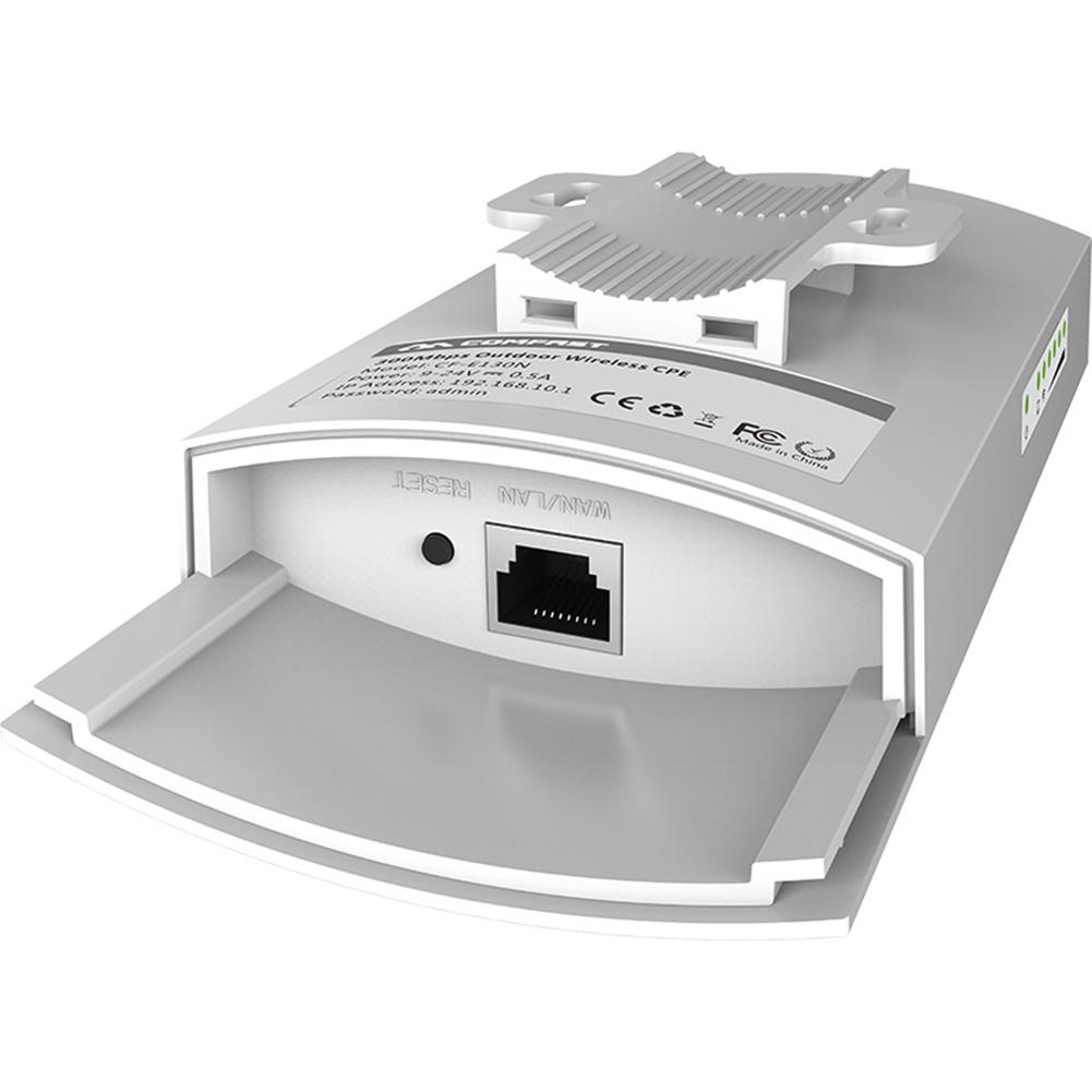 Comfast cf -e130n 1km 2.4g draadloze buitenbrug 5 dbi-antenne 300 mbps 2.4 ghz wifi ap-brug 5 dbi wifi-antennerepeater