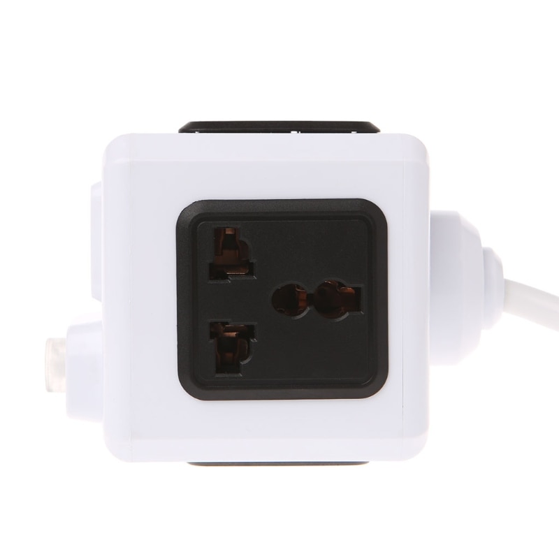 Smart Home Cube Eu/Us/Uk Plug 4 Buitenste Extension Adapter Universele Aansluiting