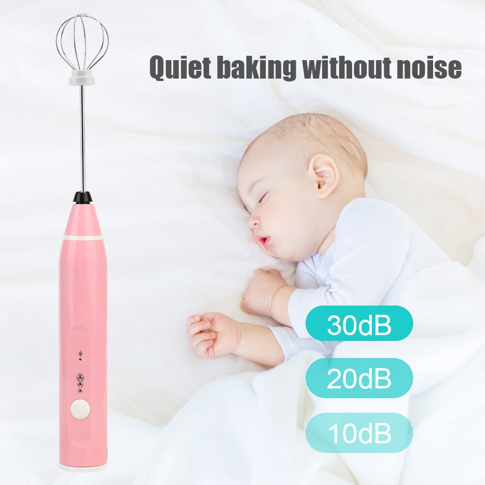 HILIFEElectric, mezclador de café, Espumador de leche, Espumador de café, Espumador de leche, batidor de huevos de mano, máquina mezcladora, accesorios de cocina