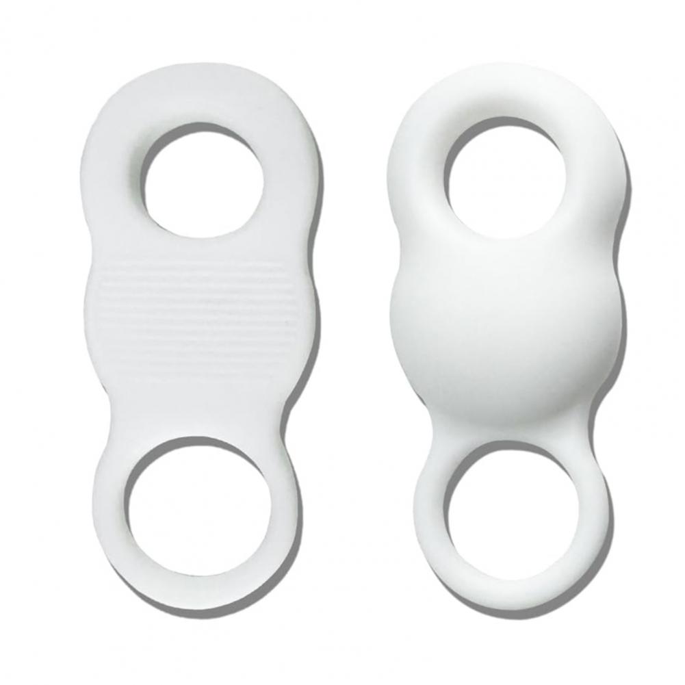 Protège-pouce de Baseball en Silicone, accessoire de poignée de frappe de Baseball, aide à l'entraînement au Swing de Softball pour réduire les piqûres de chauve-souris: WHITE