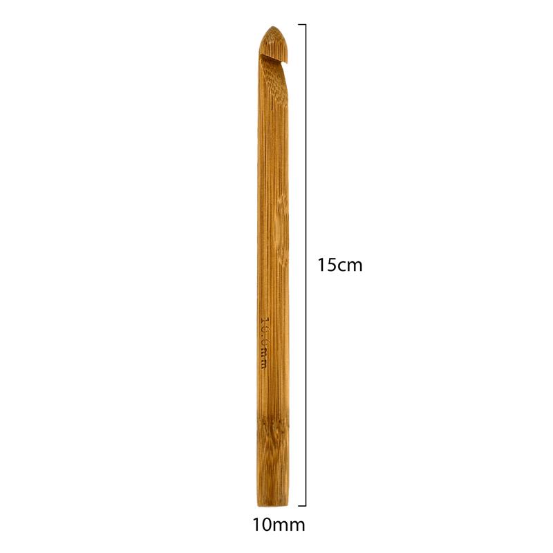 Gancho de ganchillo con mango de bambú, hilo de tejido de aguja de tejer artesanal, 3-10mm para agujas de tejer hechas a mano, hilo de tejido artesanal: Rosa