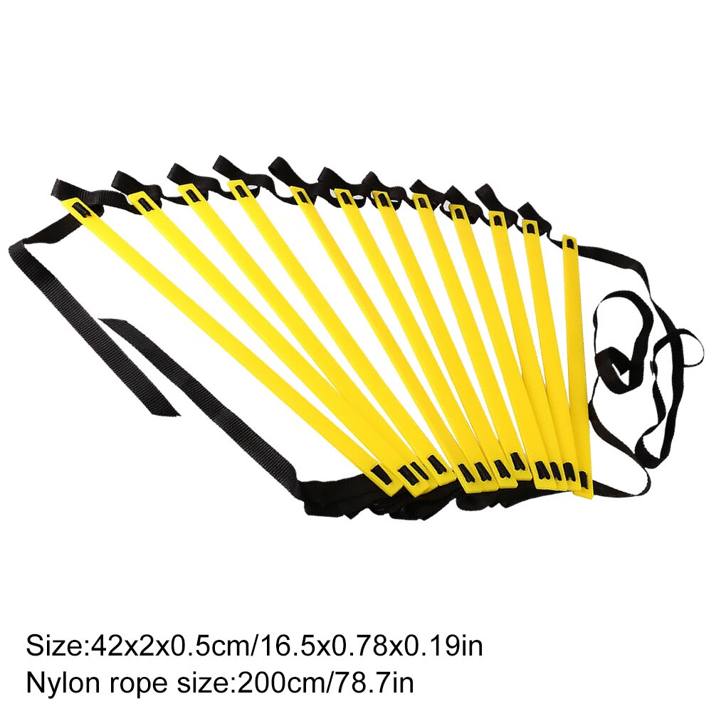 Agile and durable ladder stairs nylon strap training ladder for fitness football football ladder equipment agility stairs