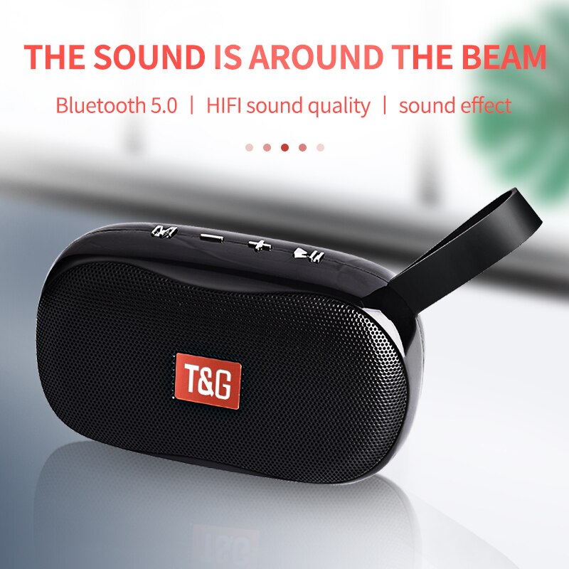 TG-173 Mini Speaker Portable Wireless Bluetooth Speaker Subwoofer Outdoor Speaker Support FM TF Card