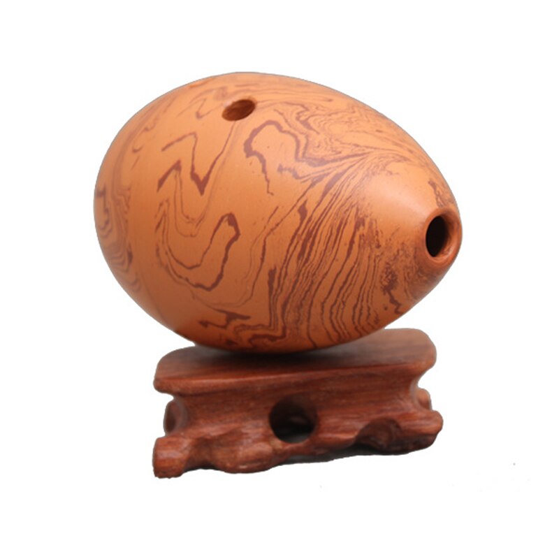 Hand polished Fired Ceramic Xun 8 Holes Ocarina Antique Clay Xun Musical Instrument For Children Beginner