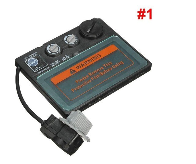 WS1000A Solar Pro Auto-Dimming Welding Helmet Lens Fully Auto Darken Resin Mask Welding Screens Soldering Protective Equipment: 1