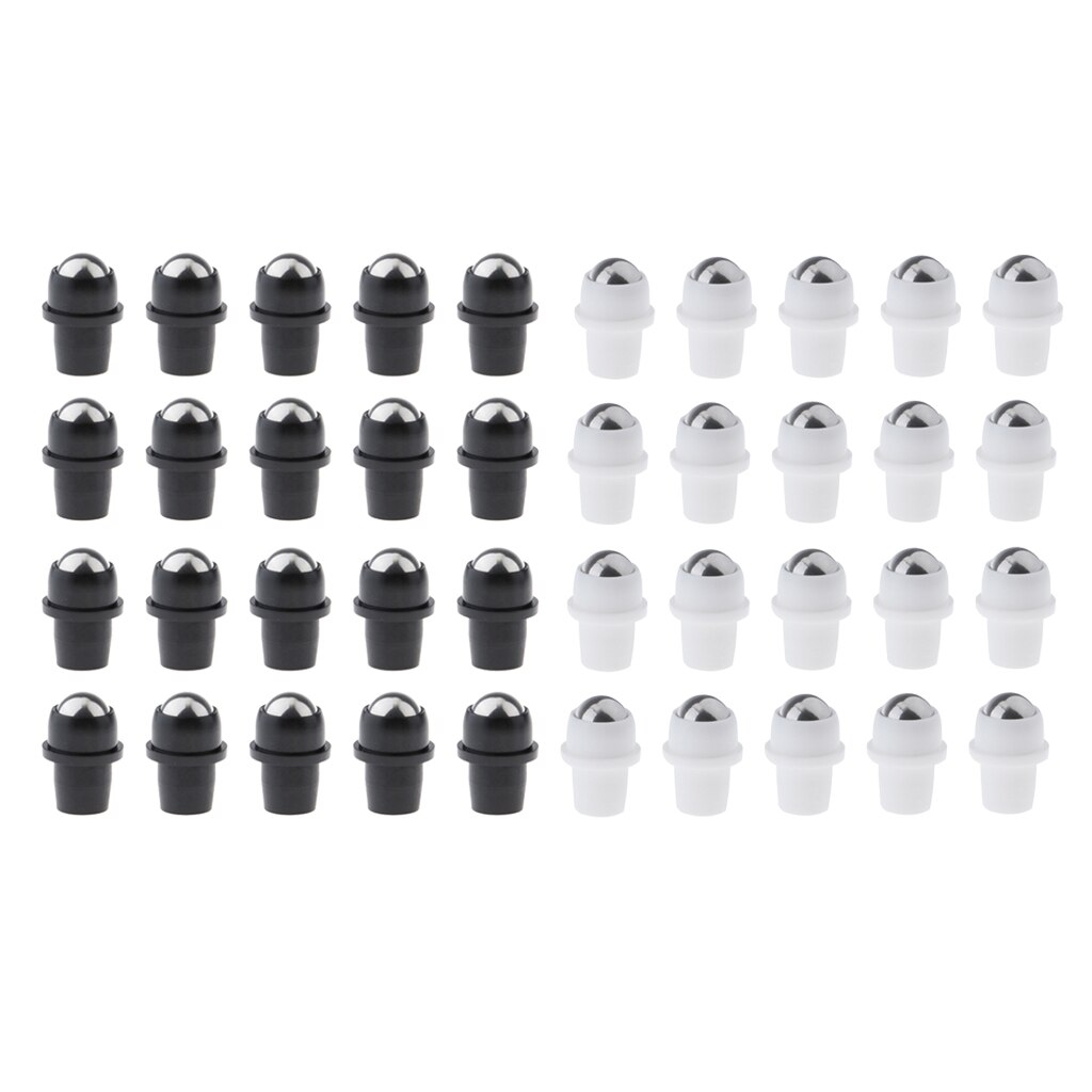 40 Pcs Metalen Essentiële Olie Roller Ballen Voor Hars Roll Op Flessen 0.4''