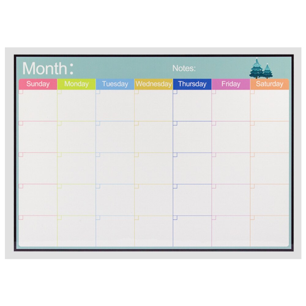 A3 Magnetic Weekly & Monthly Planner Whiteboard Fridge Magnet Flexible Daily Message Drawing Refrigerator Bulletin White Board: 15