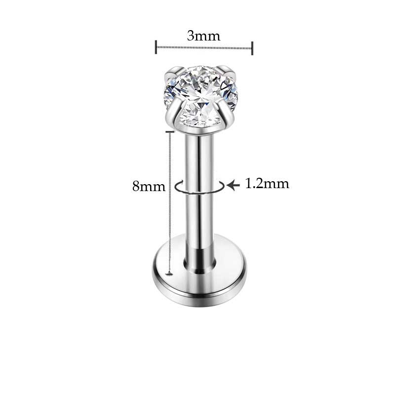 3 stks/partij Neus Staal Segment Ringen Oor Septum Oor Cartliage Piercings Tragus Orelha Lip Labret Tong Ring Piercing Lichaam Sieraden