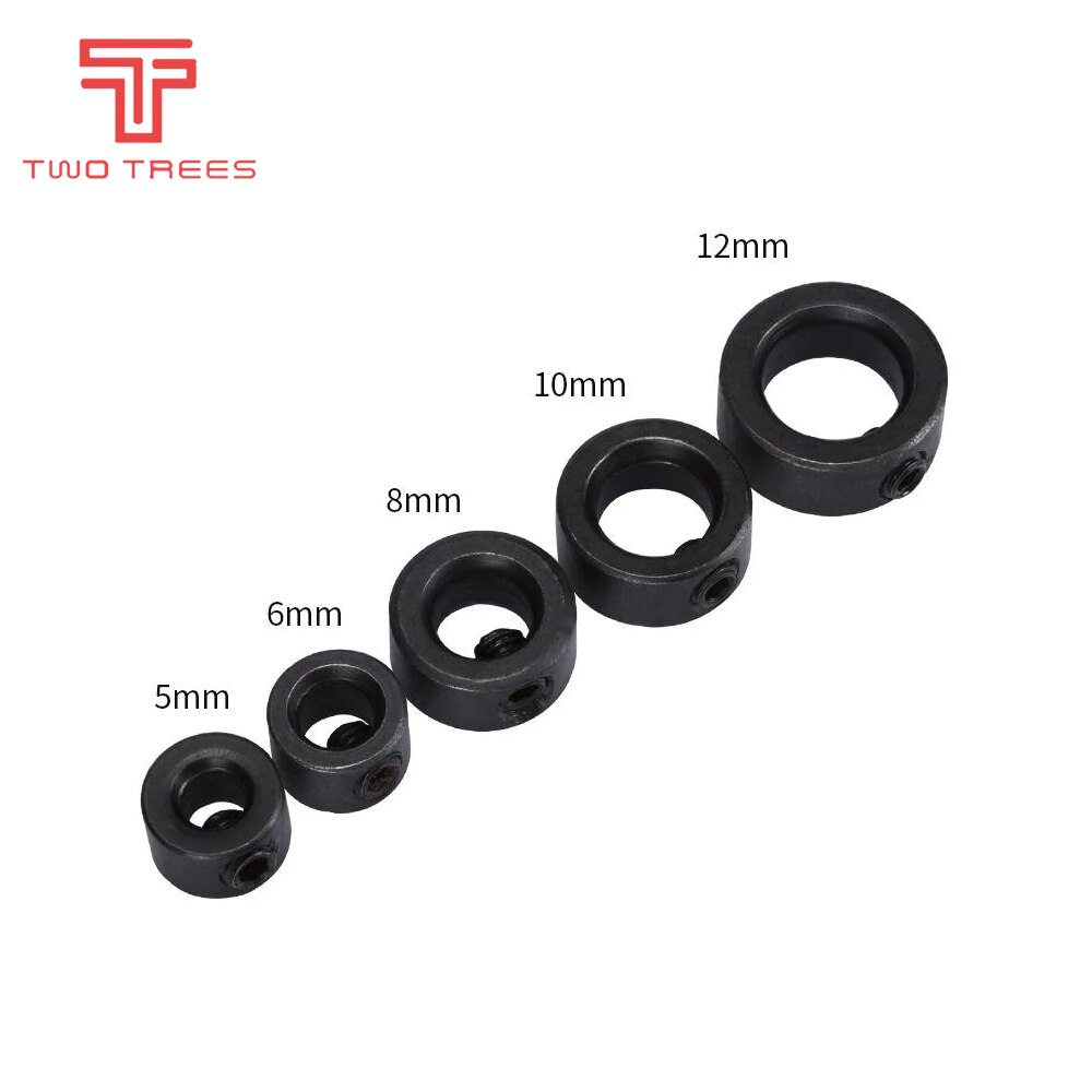 10Pcs Openbuilds Kraag Locker Of Cnc Machine Onderdelen As Lock Ring Kraag 5Mm/6Mm/8mm/10Mm/12Mm Lineaire Extrusie T8 Lood Schroef