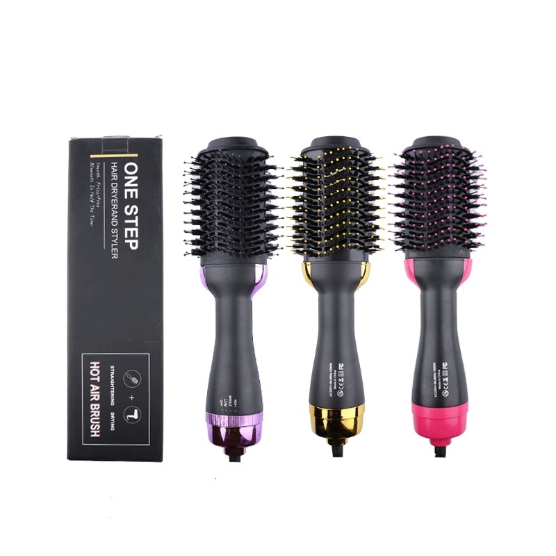 Einen Schritt Haartrockner Und Volumizer Gebläse Haar Trockner Heißer Pinsel Schlag Trockner 3 in 1 Haarbürste Styling Werkzeuge styler