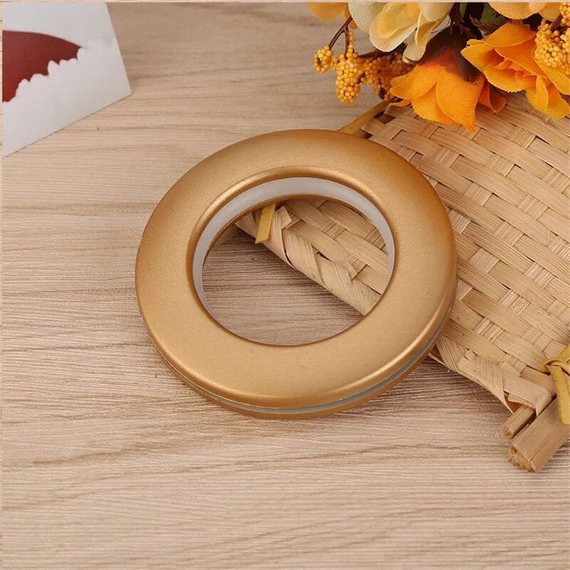 20pcs Curtain Perforation Accessories Ring Plastic Material 15 Colour Window-Dressing Hardware Installation Accessory Tools E120