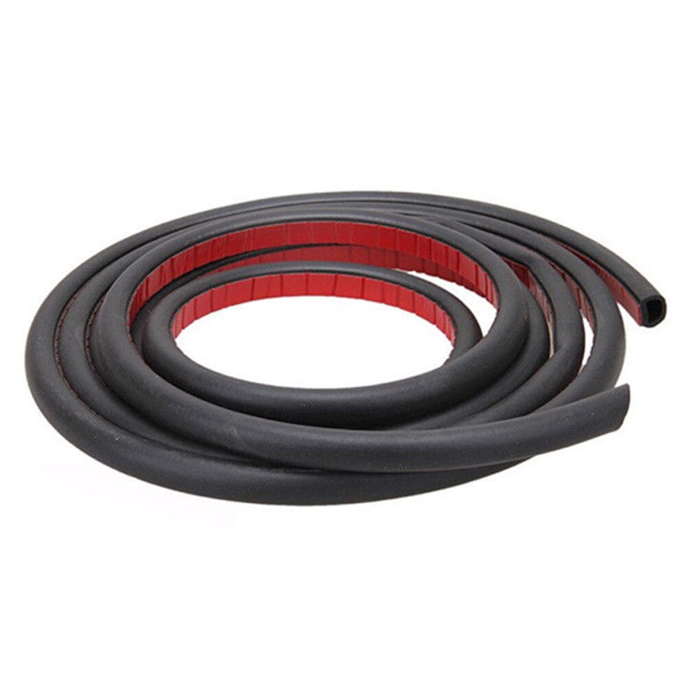 Rubber Car Door Adhesive Sound Insulation Trim D-shape Weatherstrip Waterproof Seal Strip Edge
