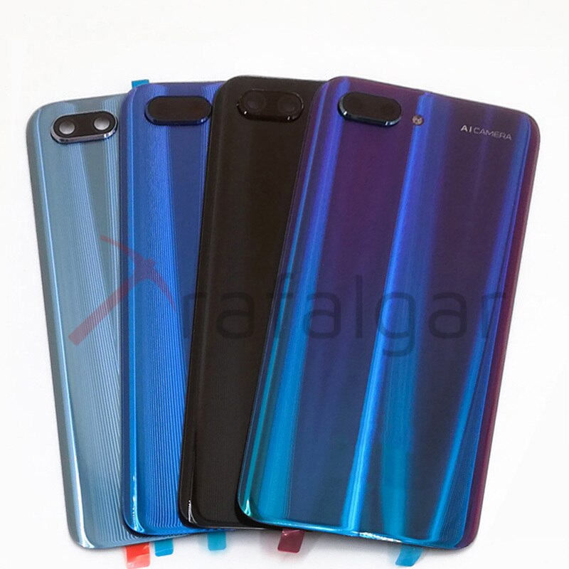 Back Glass for Huawei Honor 10 Battery Cover Rear Housing Door Glass Case For Honor 10 Back Battery Cover Panel With Camera Lens