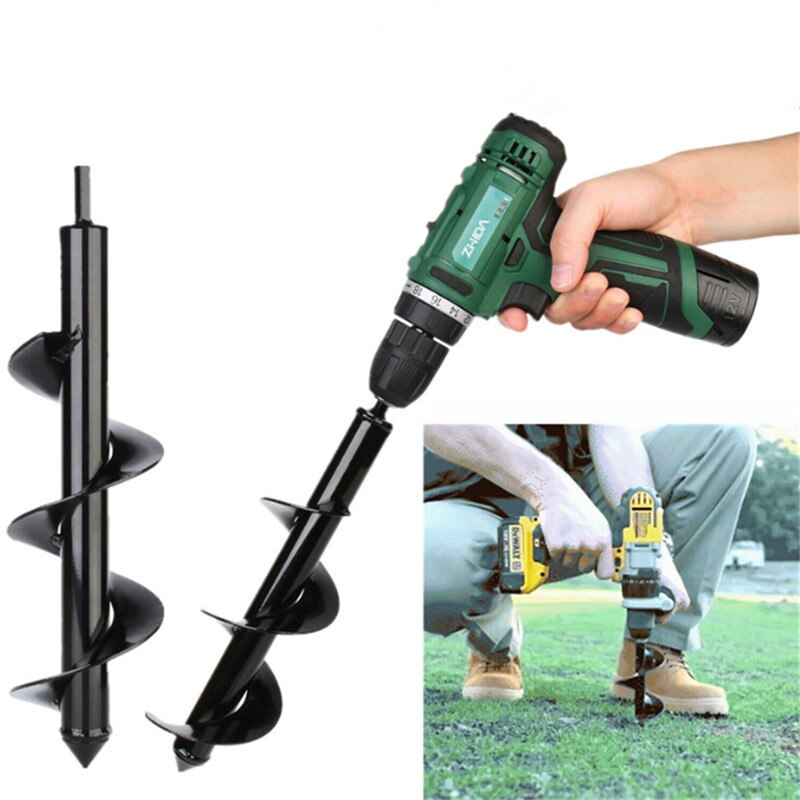 Scarification Auger bit Alloy ground drill bit Digging holes outdoors Seed planting Potted transplanting Garden supplies