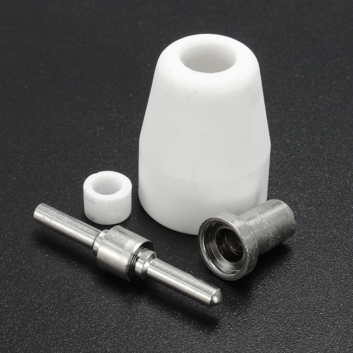 30 Pcs LG-40 PT-31 Plasma Cutter Cutting Torch Consumables Accessories Extended Nickel-plated Tips Nozzle Electrodes Shield Cup