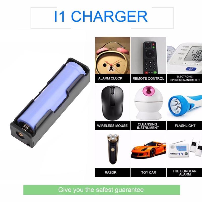 5pcs Single Slot DIY 18650 Battery Holder Power Bank 18650 Rechargeable Batteries Storage Box Housing Case Charging Case