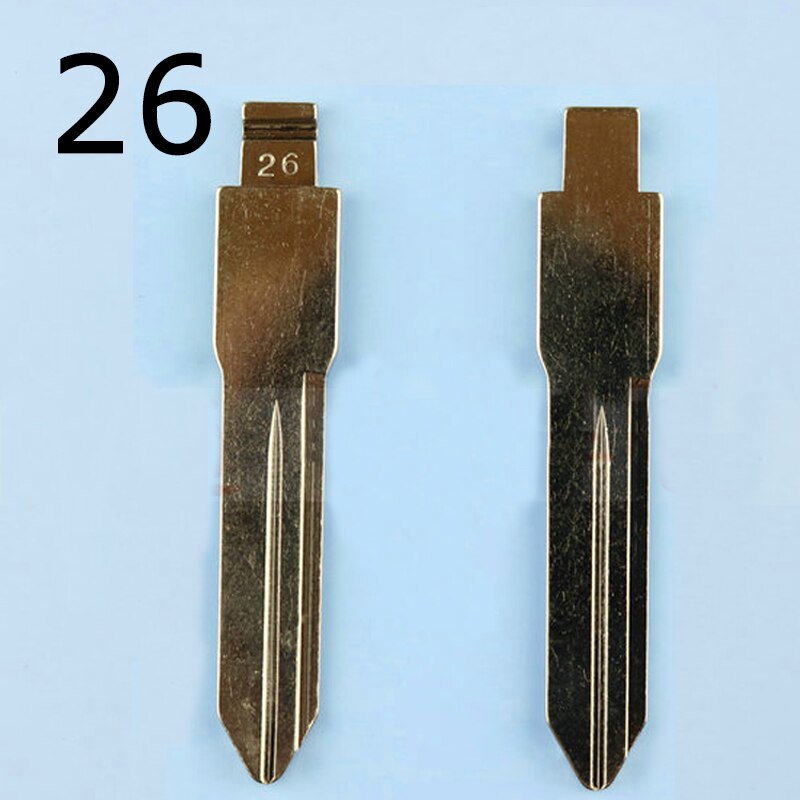 Remote Key Blade #4 #22 #25 #29 #39 #57 #69 #67 #62 Car key embryo Right Left Blade Car Key Embryo replacing the key head: 26