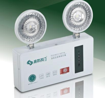 Sheng shi ming hombres de doble cabeza de emergencia de fuego luz de Salida nueva nacional estándar LED luces de canales de emergencia