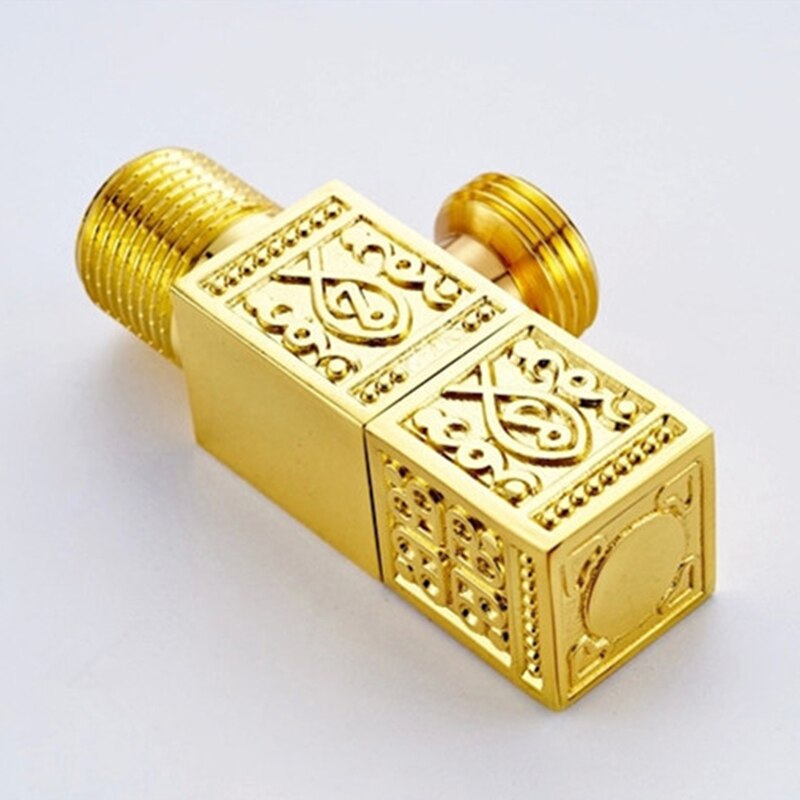 Válvulas de enchimento de Alta Qualidade de Bronze Antigo e Ouro 1/2 "Malex Banho Ângulo Parar Válvula Torneira Válvulas de Enchimento 4115 K