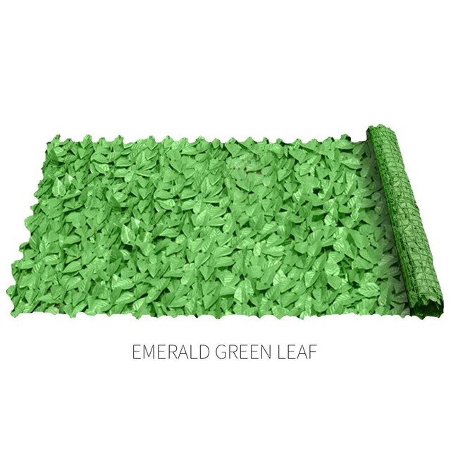 50cm Hinterhof Grün Wände Garten Grenze Stein Gärten Garten Zaun Praktische draussen drinnen Verwenden Gartenarbeit gepflastert: Smaragd Grün Blatt