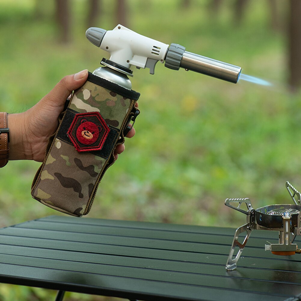 Kanister gazowy obudowa ochronna pojemnik na paliwo kanister na zewnątrz kemping piesze wycieczki butla gazowa akcesoria robić akwarium