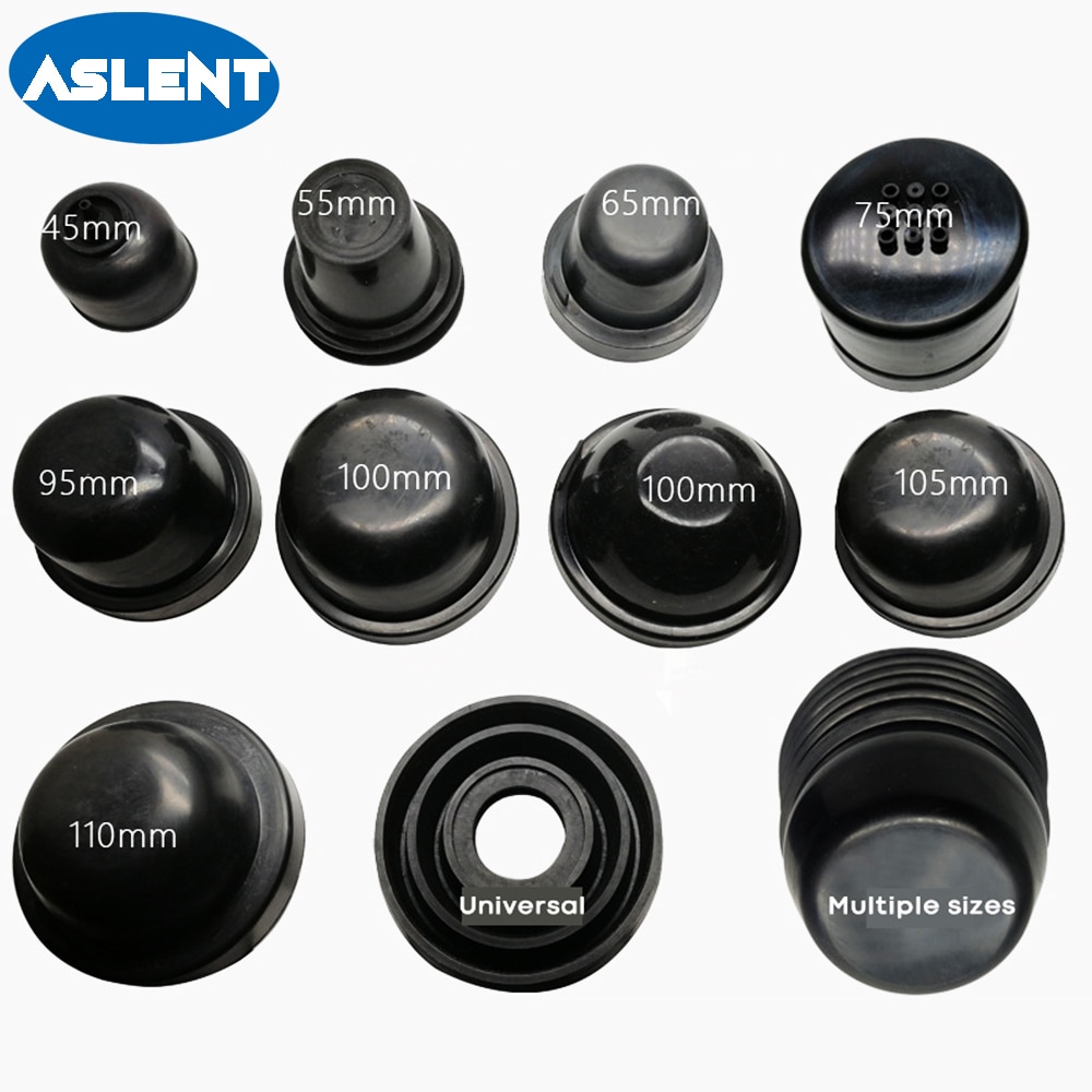 ASLENT Auto HID LED Scheinwerfer Staub Abdeckung Abdichtung Kappe Gummi Wasserdichte Staubdicht Scheinwerfer Abdeckung 55mm 65mm 70mm 75mm 85mm 90mm