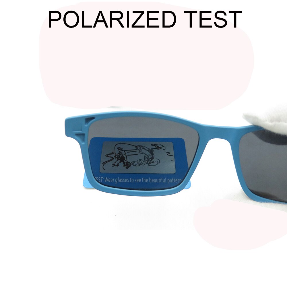 IENJOY Sonnenbrille Polarisierte TR Gläser für freundlicher Magnetischen Clip Auf Sonnenbrille freundlicher Brillen Rahmen freundlicher Brillen Blau