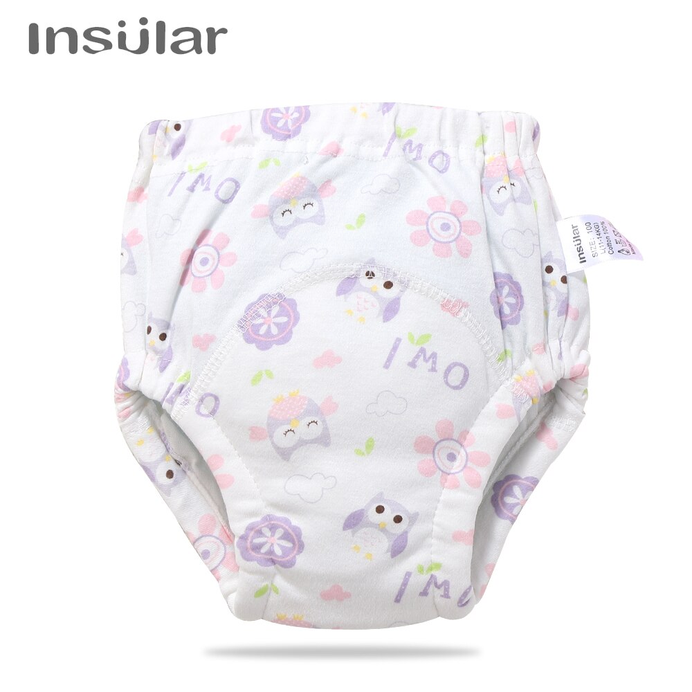 1Pc Baby Diapers Reusable Cloth Nappies Waterproof Child Boys Girls Cotton Training Pants Washable Underwear Cloth Diapers
