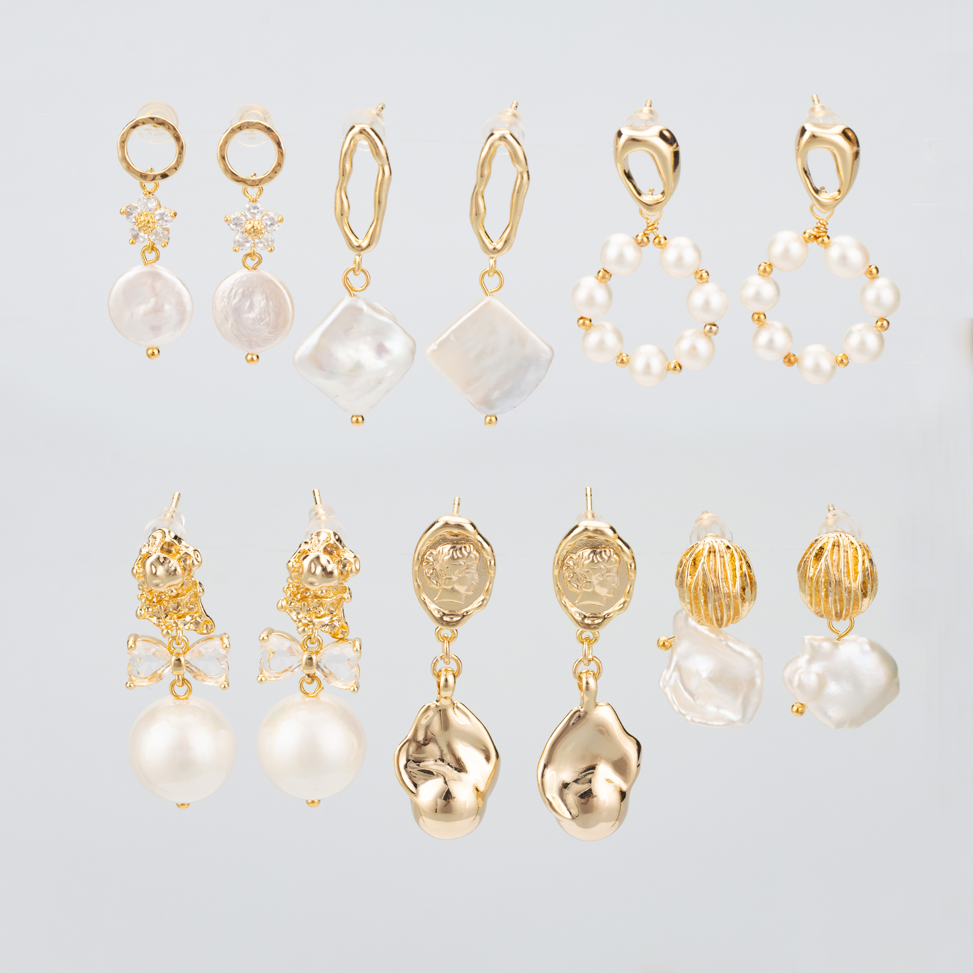 GUFEATHER MD59, accesorios de joyería, sin níquel, chapado en rodio de oro de 18 k, cobre, hecho a mano, fabricación de joyas, pendientes diy, 6 unids/lote