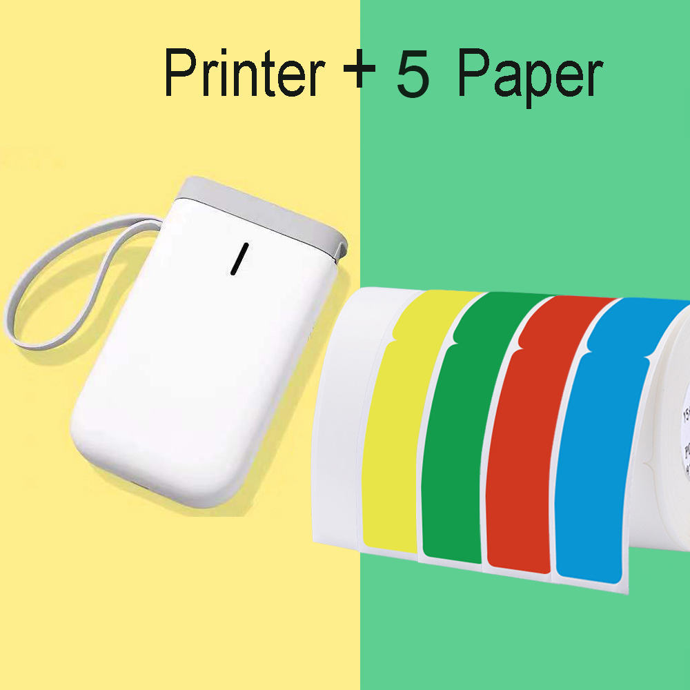 Thermische Printer Mini Handheld Sticker Kabel Label Printer Bluetooth Aansluiting Voor Mobiele Telefoon Android En Ios D11 Printers