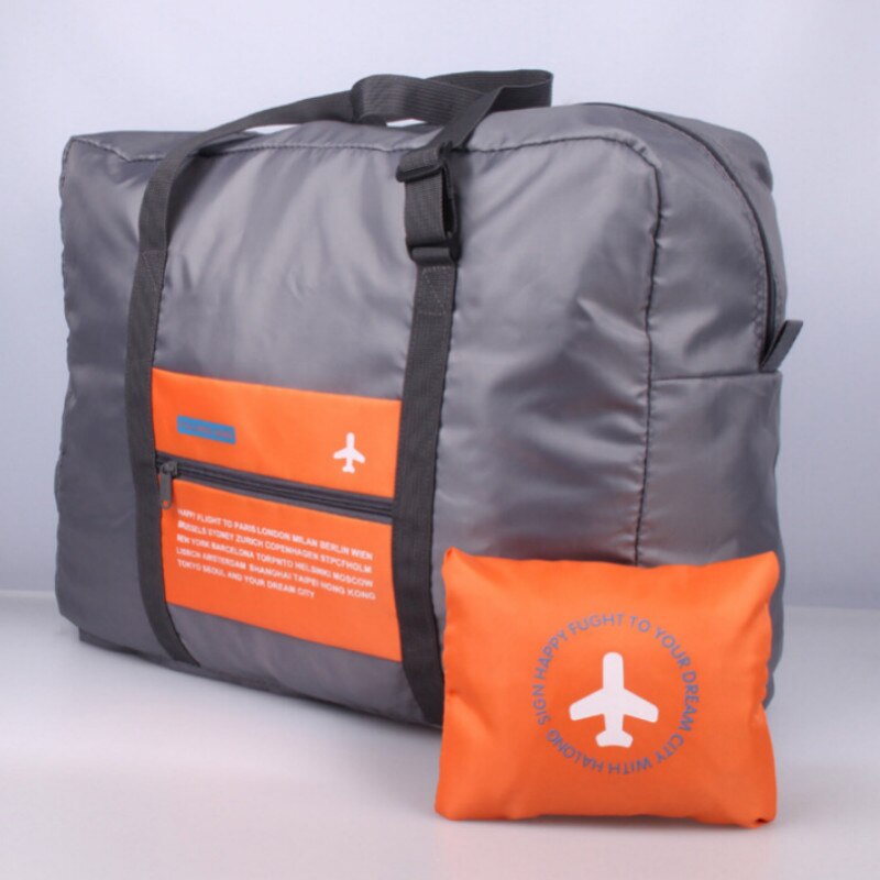 Saco de viagem oxford viagem duffel mulheres portátil grande capacidade dos homens natação ginásio saco bagagem bolsas durante a noite sacos fim de semana: Orange