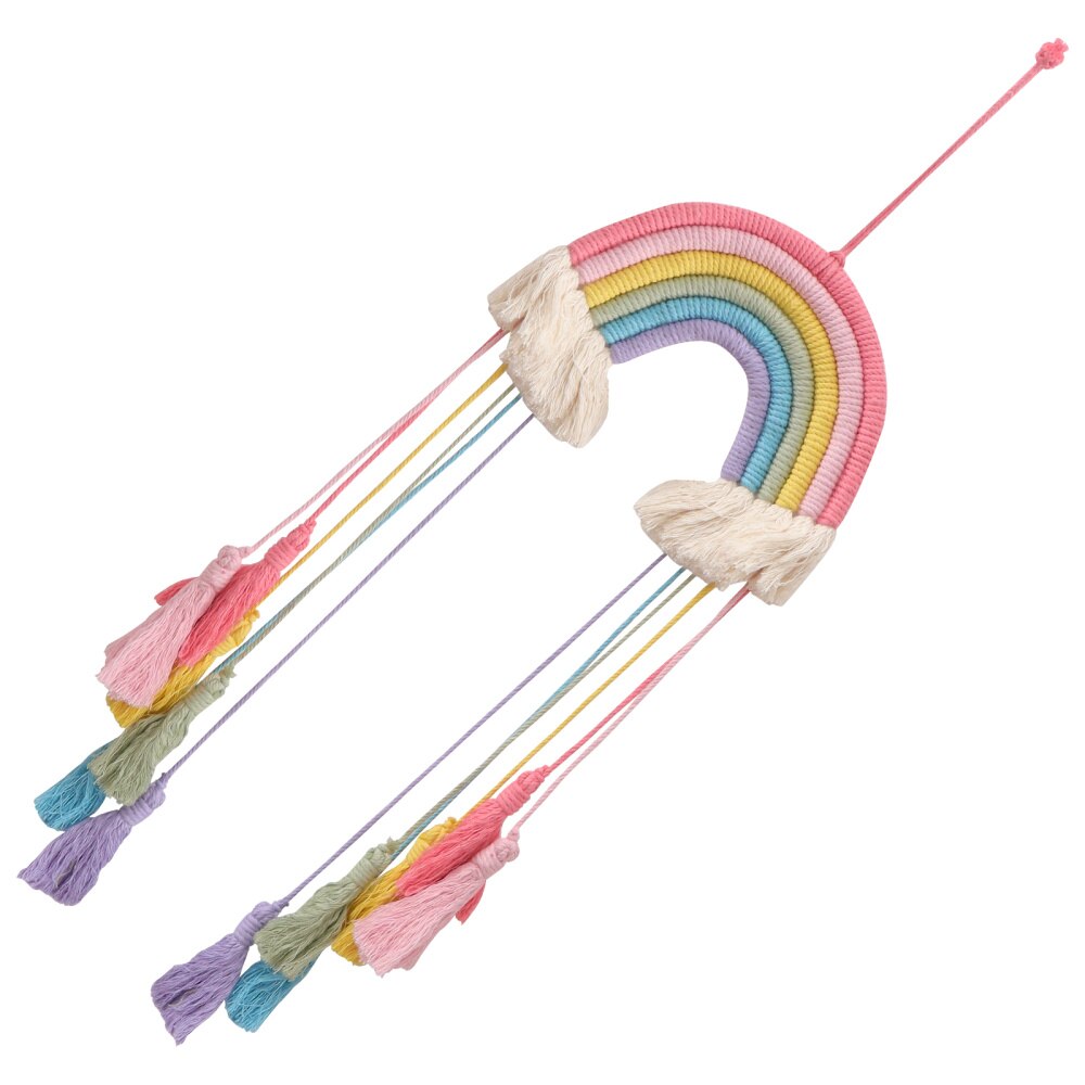 1pc regenboog hangers voor aan de muur, een mooie decoratie voor een feest of als decoratie voor thuis: Roze