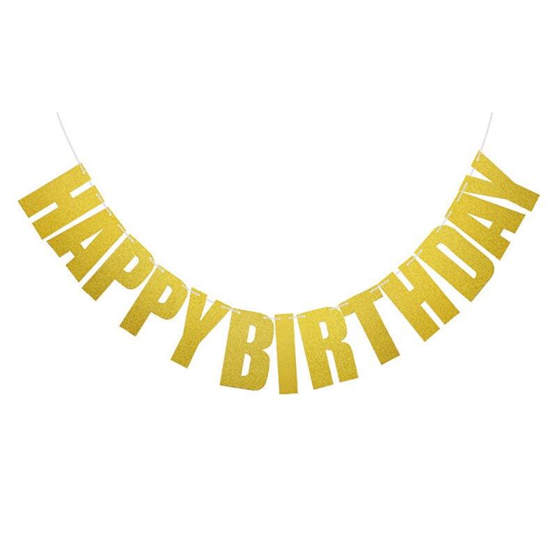Grattis på födelsedagen banner första födelsedag pojke flicka part leveranser papper krans bunting banner baby shower födelsedag dekoration: Banner  b5