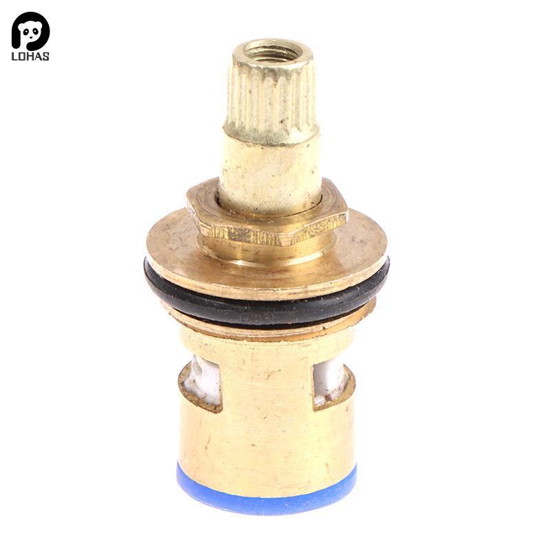 Universal Replacement Tap Valves Brass Ceramic Disc Cartridge Inner Faucet Valve for Bathroom, Clockwise or Anti-clockwise