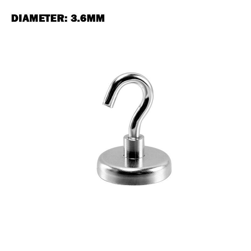 Magnetic Hooks Powerful Heavy Duty Neodymium Magnet Hanger Strong Magnetic Cup Hanging Hangers Key Coat Wall Hook: D36