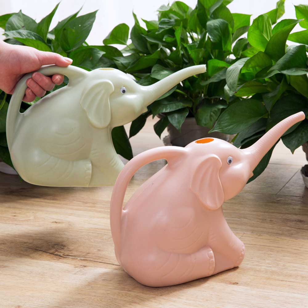 Regadera con forma de elefante para plantas suculentas, botella de agua de jardinería en maceta para flores de jardín doméstico, herramienta de riego