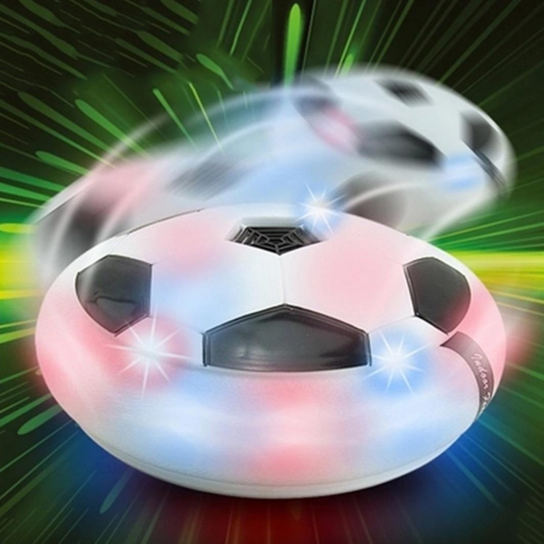 Air Power Voetbal Disc, Pneumatische Opgeschort Voetbal Met Schuim Bumpers En Led-verlichting, Hover Disk Zweefvliegen Bal Disc