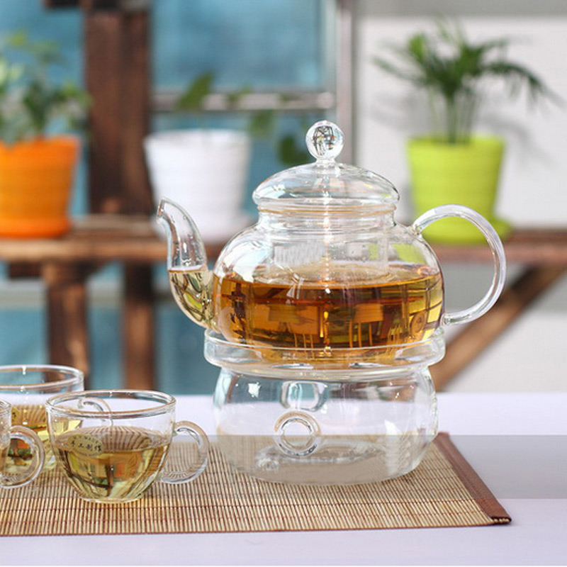 Teiera Bon Tea in vetro per induzione 900 ml