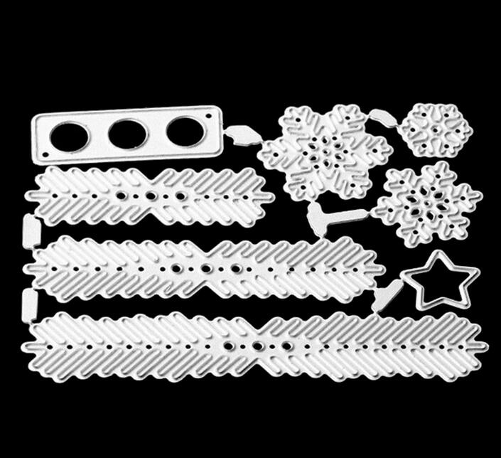 Metal Carbon Steel Christmas Tree Leaves Embossing Cutting Dies Stencils Templates Mould for DIY Xmas Card Scrapbooking Album: Tree Leave