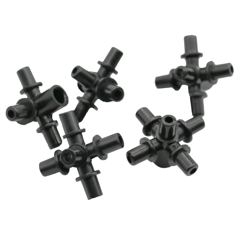 20pcs Vijf-weg Splitter Interfaces Met Grote Vijf-way Cross Connector Vijf Sproeikop Outlet Connection Tuin slangkoppelingen