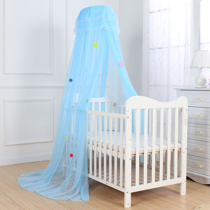 Universal Mosquito Net For Baby Crib Bi-Parting Mesh Dome Tent Baby Canopy For A Cot Curtains Liftable Infant Netting